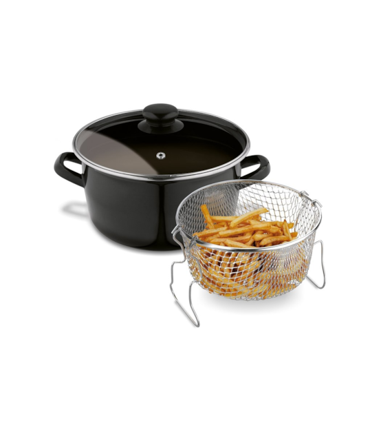 TAD-GARNEK DO FRYTEK 22CM Z SITKIEM