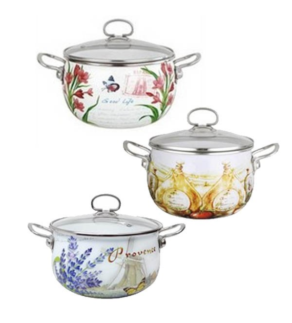 MX8095-GARNEK EMALIOWANY 24CM