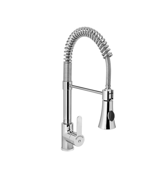 STALGAST-BATERIA UMYWALKOWA Z WYCIĄGANYM  PRYSZNICEM NA SPRĘŻYNIE H 445MM 651115