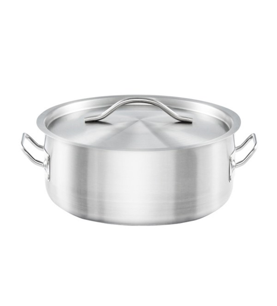 ST-GARNEK NISKI STALOWY BASIC 20CM/2,2L Z/P 013206