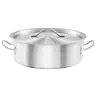 GREDIL-GARNEK NISKI STALOWY 32CM/8,8L Z/P 013326