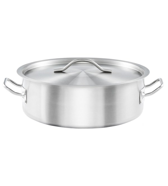 GREDIL-GARNEK NISKI STALOWY 32CM/8,8L Z/P 013326