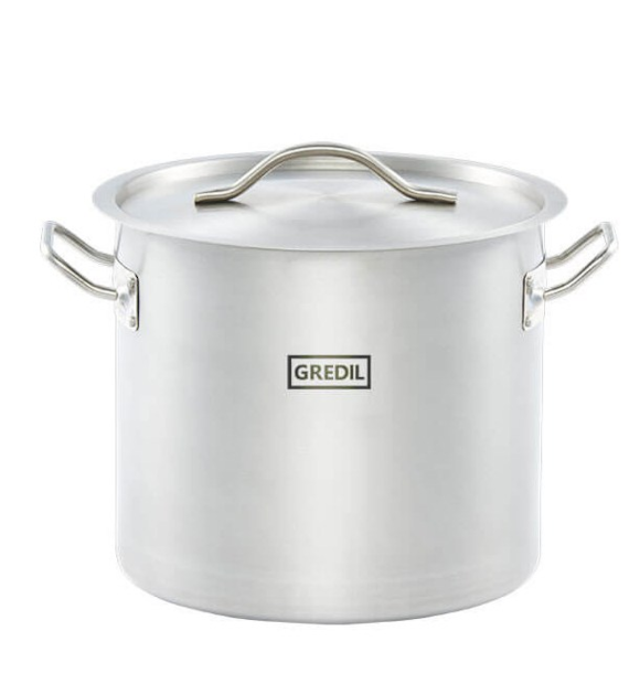GREDIL-GARNEK WYSOKI STALOWY 24CM/9L Z/P 011245