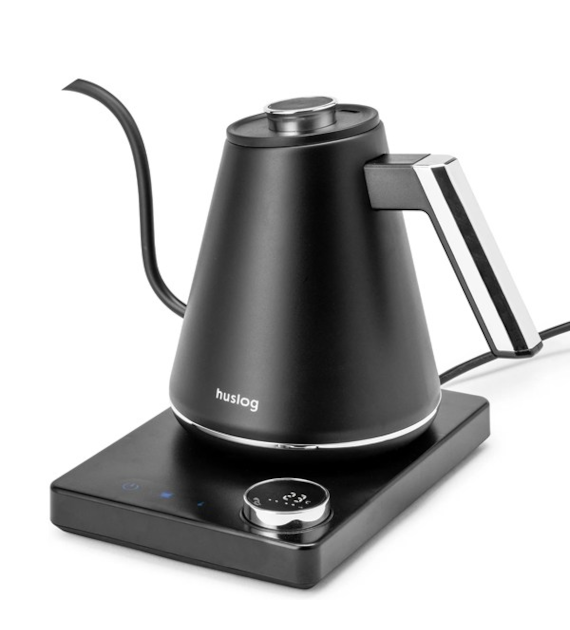 CZAJNIK Z PODSTAWKĄ CZARNO-SREBRNY 1L SMARTCONTROL 1069