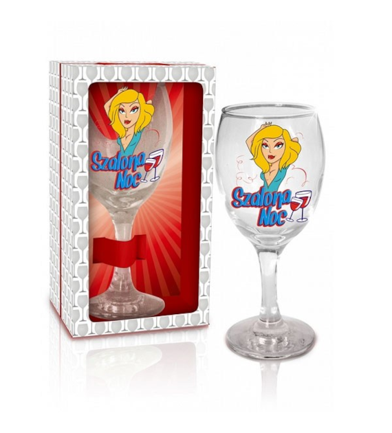 BG-KIELISZEK DO WINA 220ML *SZALONA NOC*