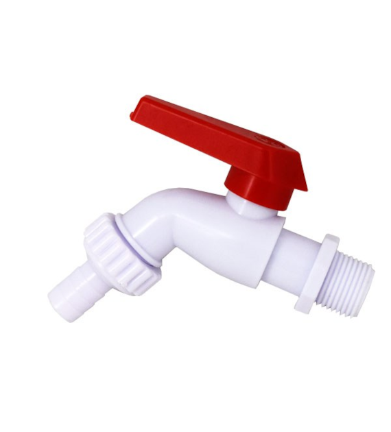 DOMOS-KRANIK PLASTIKOWY 1/2'' +  KOŃCÓWKA DO WĘŻA
