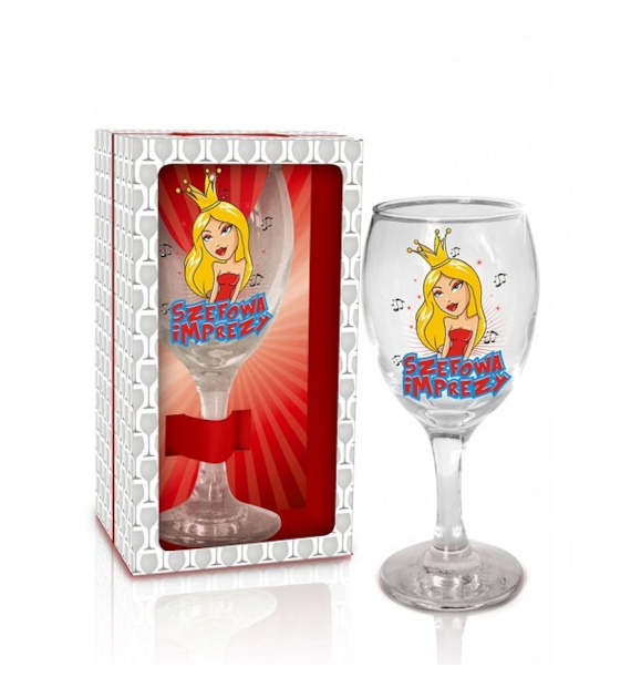 BG-KIELISZEK DO WINA 220ML *SZEFOWA IMPREZY*