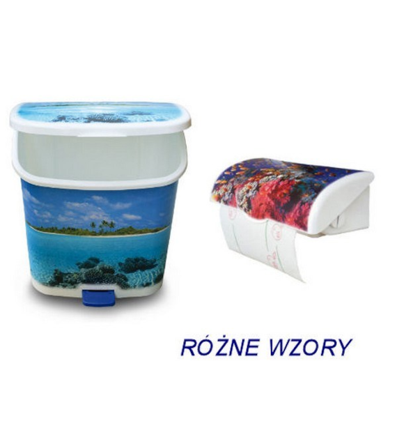 KARO-KPL.KOSZ Z PED.10L+UCHWYT NA RĘCZNIK *NADRUK*