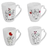 CH-KUBEK PORCELANOWY *CUTE COUPLE* 345ML 8814