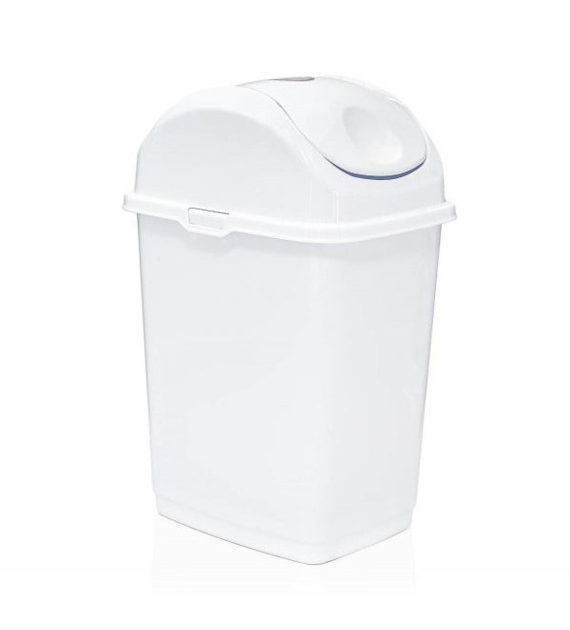 KAT-KOSZ NA ŚMIECI UCHYLNY *SLIM* 35L BIAŁY