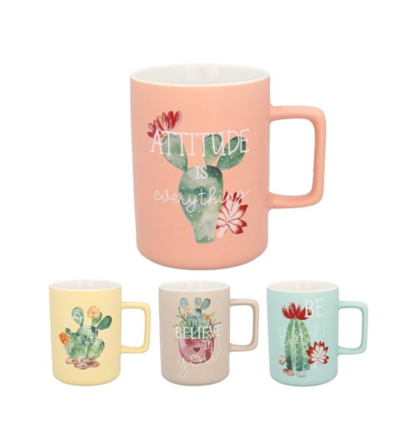 CH-KUBEK PORCELANOWY KAKTUS 400ML 5169