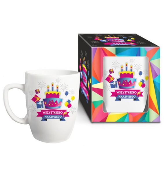 BG-KUBEK BARYŁKA 750ML *TORT WSZYSTKIEGO NAJLEPSZEGO*