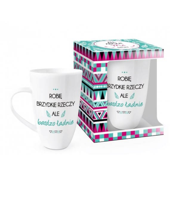 BG-KUBEK BARYŁKA 400ML *ROBIĘ BRZYDKIE RZECZY...*