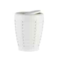 KATEX-KOSZ NA ŚMIECI OKRĄGŁY *PALM* 7,5L *BIAŁY*