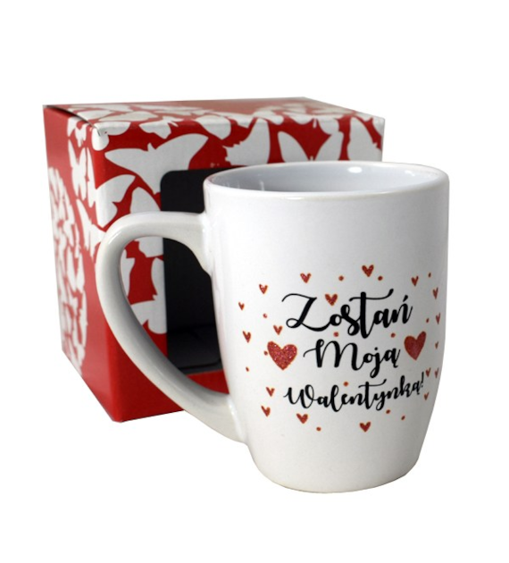 CF-KUBEK BARYŁKA 300ML *ZOSTAŃ MOJĄ WALENTYNKĄ*