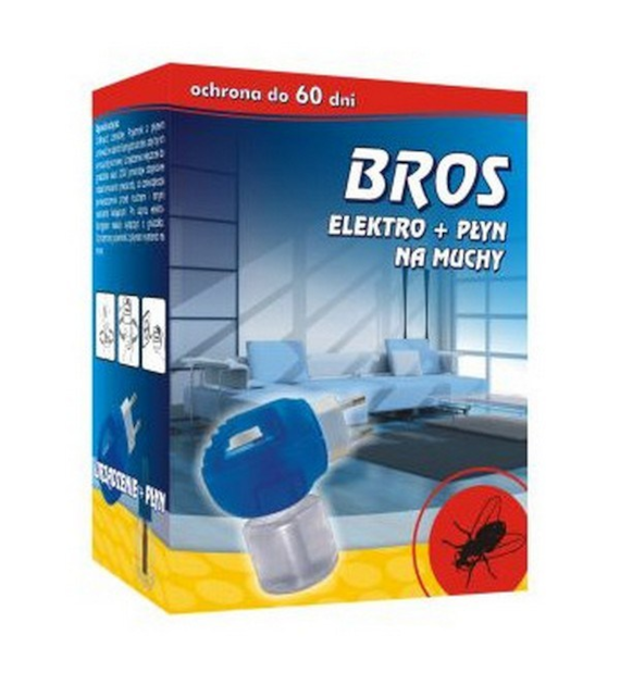 BROS - ELEKTRO + PŁYN NA MUCHY,KOMARY,MRÓWKI  60 DNI