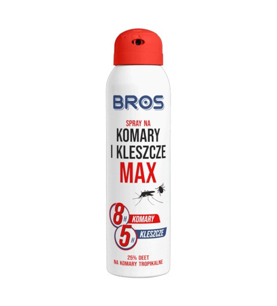 BROS-SPRAY NA KOMARY I KLESZCZE *MAX* 120/90ML 25,77%