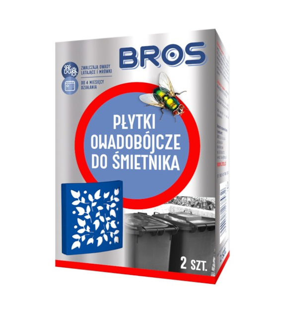 BROS-PŁYTKI OWADOBÓJCZE DO ŚMIETNIKA A'2