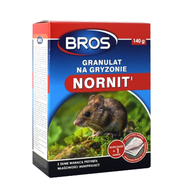BROS-NORNIT GRANULAT NA GRYZONIE 140G
