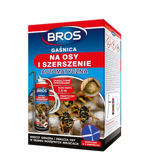 BROS - GAŚNICA NA OSY I SZERSZENIE AUTOMATYCZNA 400ML