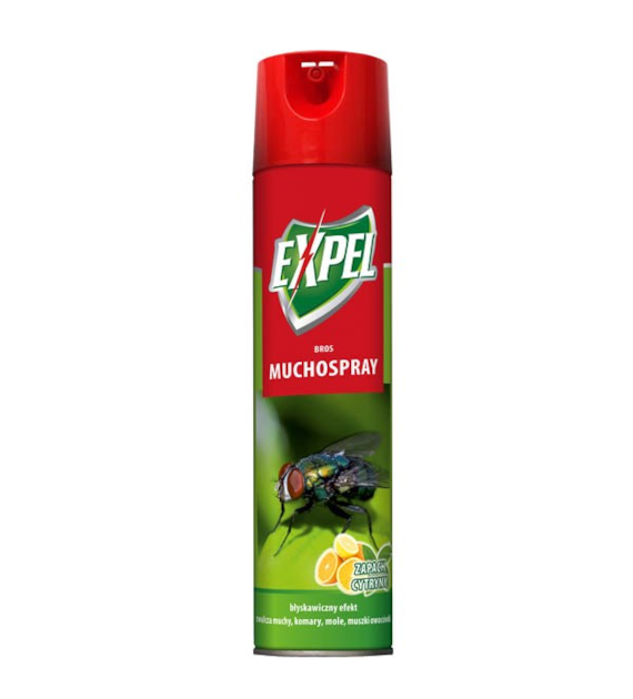 EXPEL-MUCHOSPRAY 400ML *ZAPACH CYTRYNOWY*