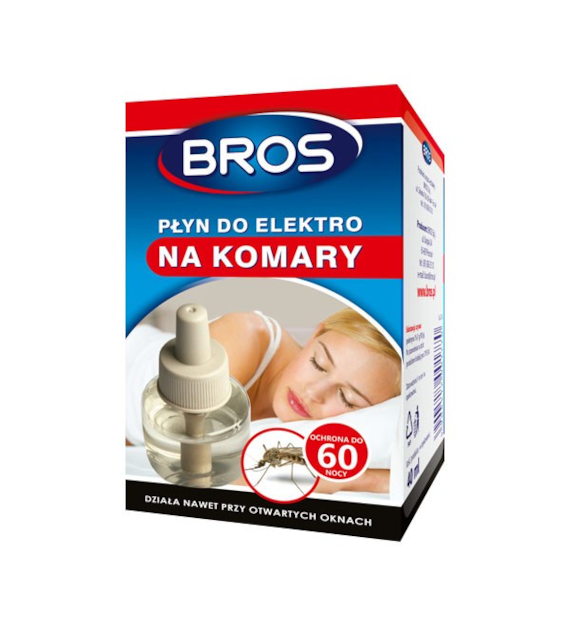 BROS-PŁYN DO ELEKTOFUMIGATORA NA KOMARY *60 NOCY*