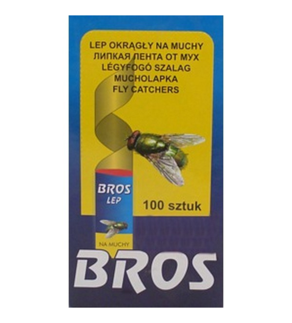 BROS - LEP NA MUCHY OKRĄGLY 1SZT.