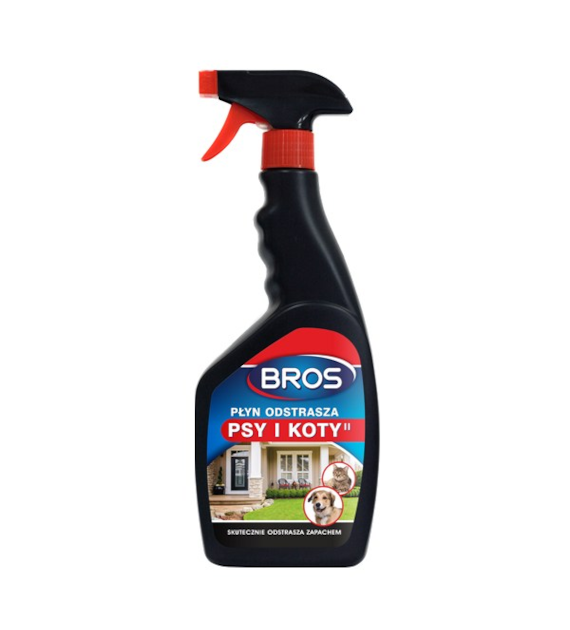 BROS-PŁYN ODSTRASZA PSY I KOTY 500ML