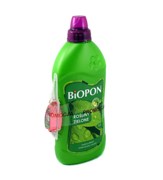 BIOPON-NAWÓZ DO ZIELONYCH 1L+GRATIS