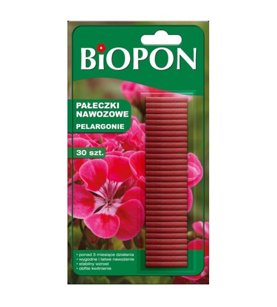 BIOP-PAŁECZKI DO PELARGONII 30SZT
