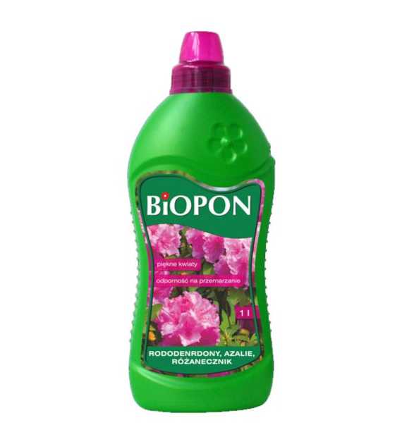BIOPON-NAWÓZ DO RODODENDRONÓW, AZALII, RÓŻ 1L