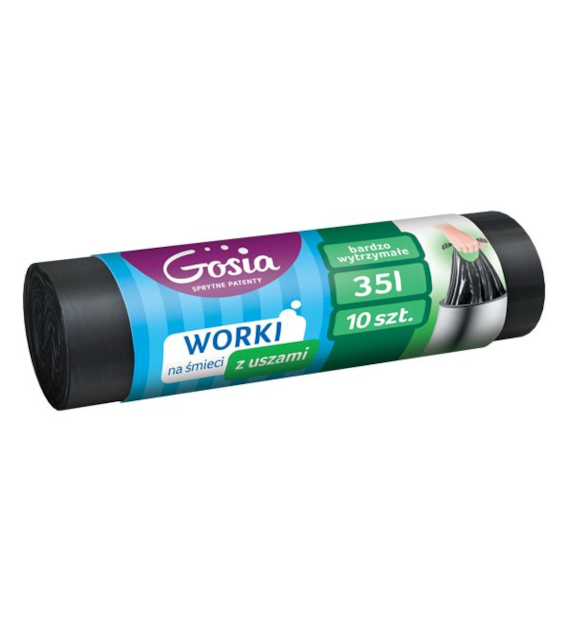 PL-WORKI NA ŚMIECI Z USZAMI LDPE 35L A'14 4340