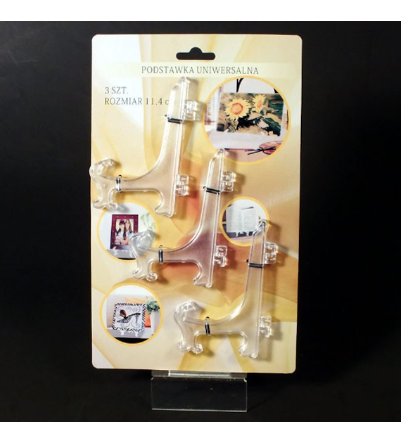 FEN-KPL. 3 PODSTAWEK UNIWERSALNYCH PLASTIK 11,4CM