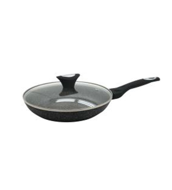 KB-7192 PATELNIA MARMURKOWA 30CM Z POKRYWĄ