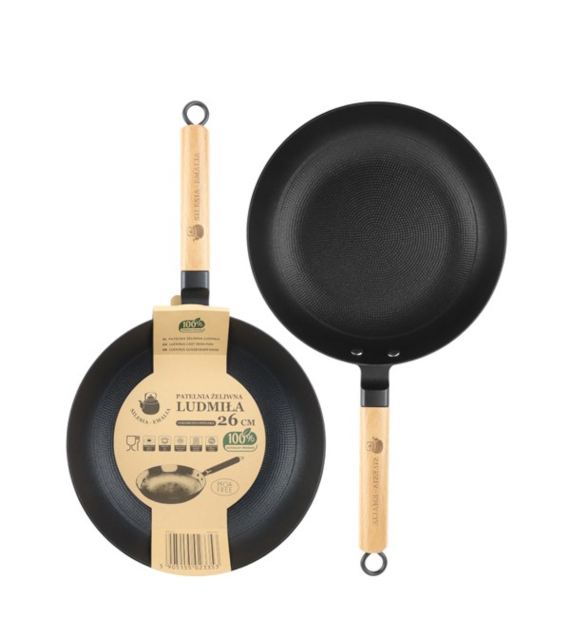 HU-PATELNIA ŻELIWNA LUDMIŁA 26CM 3353