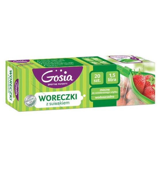 PL-WORECZKI Z SUWAKIEM 1,5L/16SZT *GOSIA*