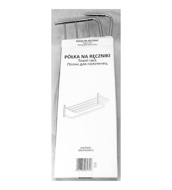 KONTRAST-PÓŁKA NA RĘCZNIKI 60X24X18 28135