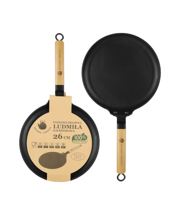 HU-PATELNIA ŻELIWNA NALEŚNIKOWA LUDMIŁA 26CM 8272