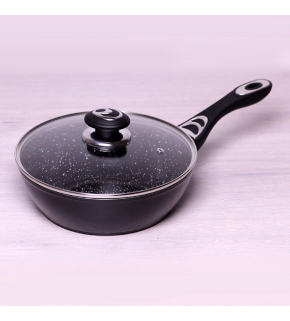 RAVEX-PATELNIA MARMURKOWA 24CM GŁEBOKA ZP 4252MR