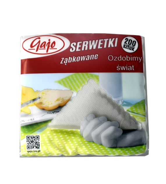 GAJO-SERWETKA GASTRO BIAŁA 15X15 A'200