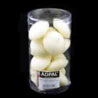 ADPAL-ŚWIECA DYSK 30/45 15SZT TUBUS MATOWY ECRU