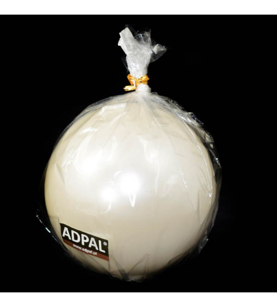 ADPAL-ŚWIECA KLASYCZNA KULA K-7 FI120 METALIK PERŁOWA
