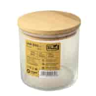 ECO STORAGE POJEMNIK Z DREWNIANĄ POKRYWĄ 530ML 35532
