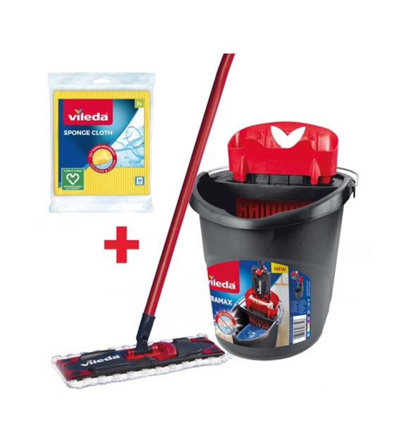 KPL. WIADRO+MOP ULTRAMAX+ŚCIERECZKI GRATIS 177453