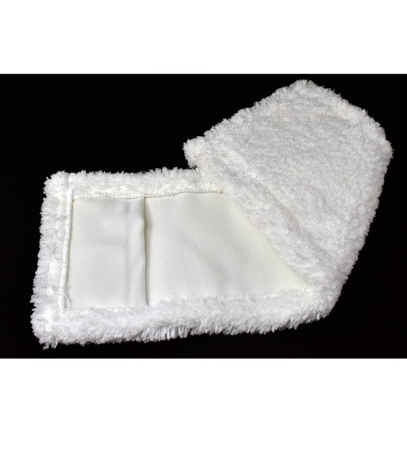 RAMP-MOP Z MIKROFIBRY BIALY 40CM UNI *KIESZEŃ* 5640W