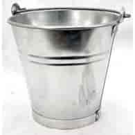 BES-WIADRO Z BLACHY OCYNK 30CM 12L