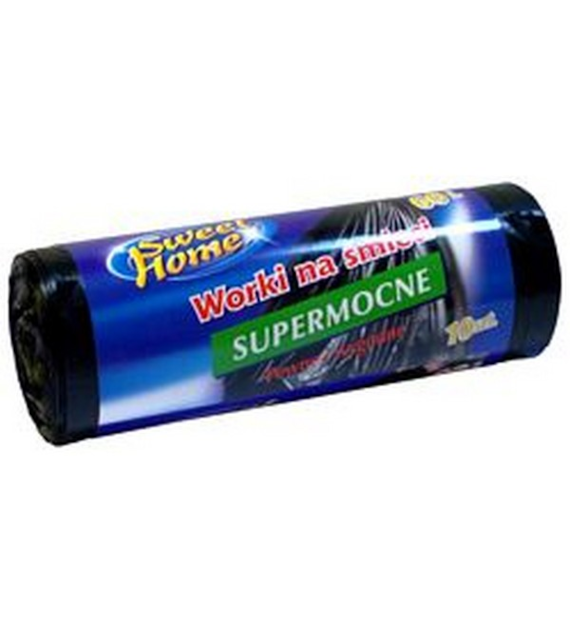 STELLA-WORKI ŚMIECIOWE 60L A'10 LDPE CZARNE 0547