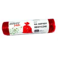 STELLA-WORKI NA ODPADY MEDYCZNE 120L A'20 CZERWONE 3812
