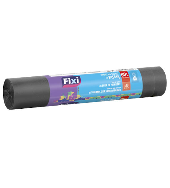 STELLA-WORKI ŚMIECI *FIXI* Z TAŚMĄ 60L A'10 8970
