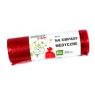 STELLA-WORKI NA ODPADY MEDYCZNE 60L A'20 CZERWONE 3805
